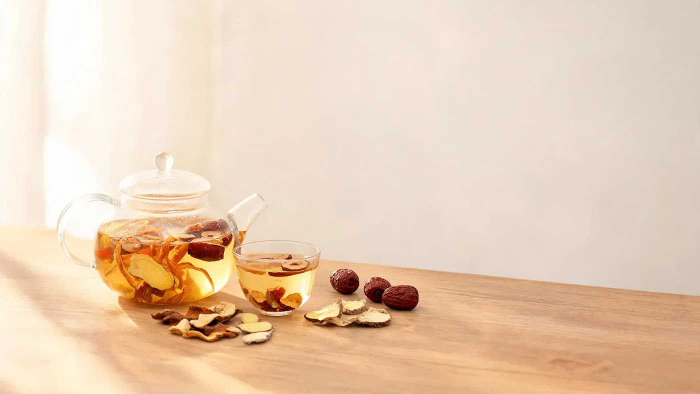 Aged Peel, Ginger & Date Tea