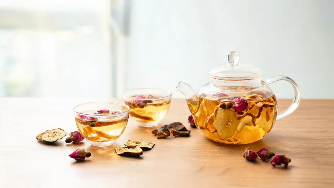 Finger Citron & Rose Tea