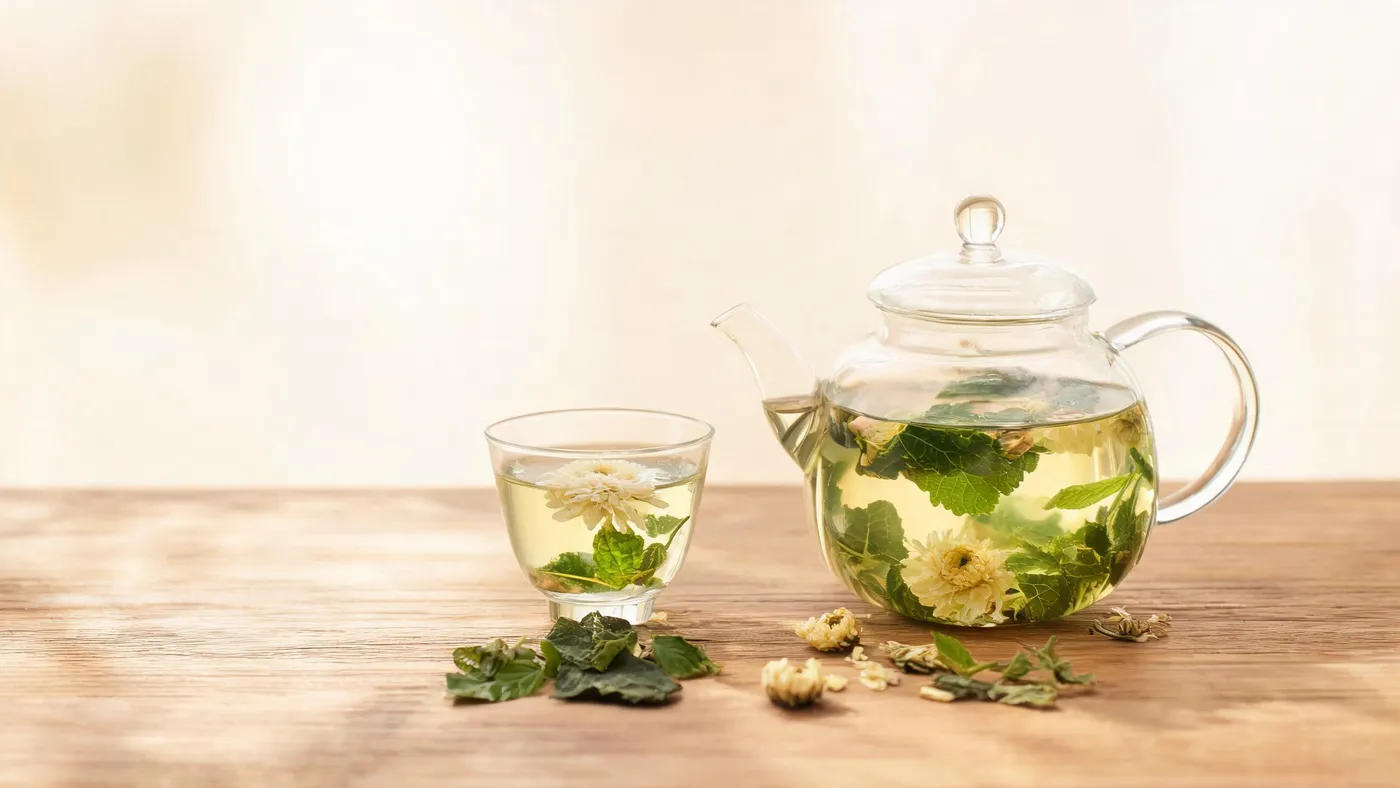 Mulberry Leaf, Chrysanthemum & Mint Tea