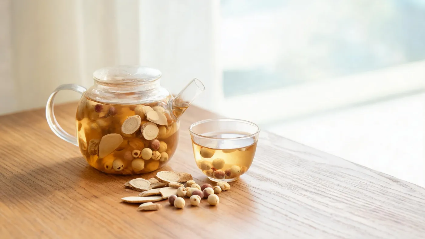 Yam & Lotus Seed Tea